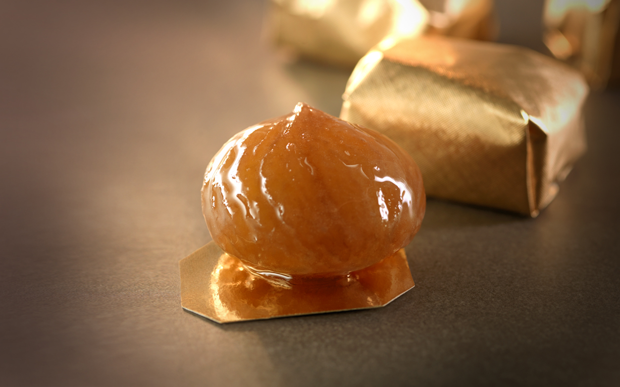 Marrons glacés entiers aux gousses de vanille bourbon de madagascar saveurs  (U Saveurs)