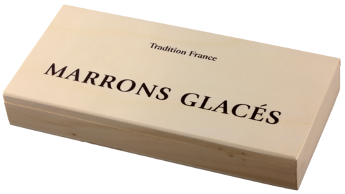 Marrons glacés entiers sous or 12 pièces TURIN 240gr coffret bois